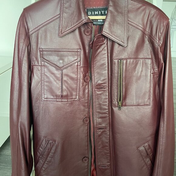 Dimitri leather jacket - Made in Canada - Picture 6 of 14